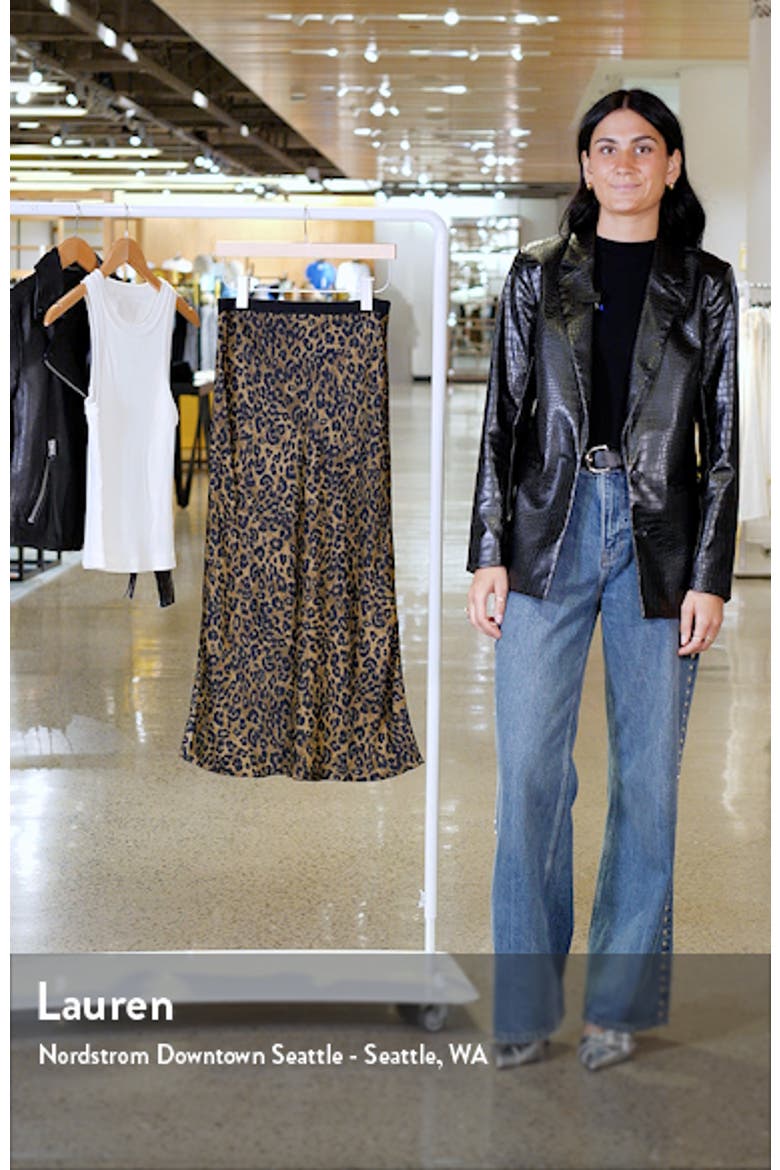 The Josie Leopard Print Maxi Skirt video