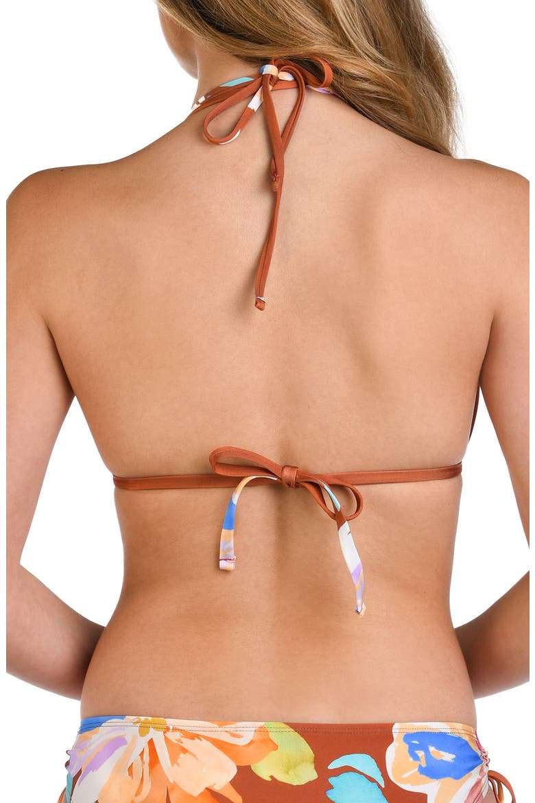 Saharan Sands Halter Bikini Top, Alternate, color, CINNAMON