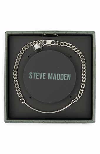 Steve Madden Small Skinny Bar Chain Link Bracelet