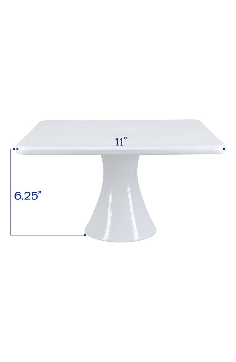 BIA Cordon Bleu Square Cake Stand, Alternate, color, White