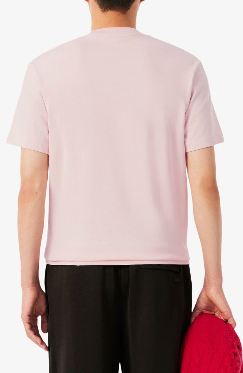 Lacoste Classic Fit Cotton T-Shirt, Alternate, color, Pink Dusk