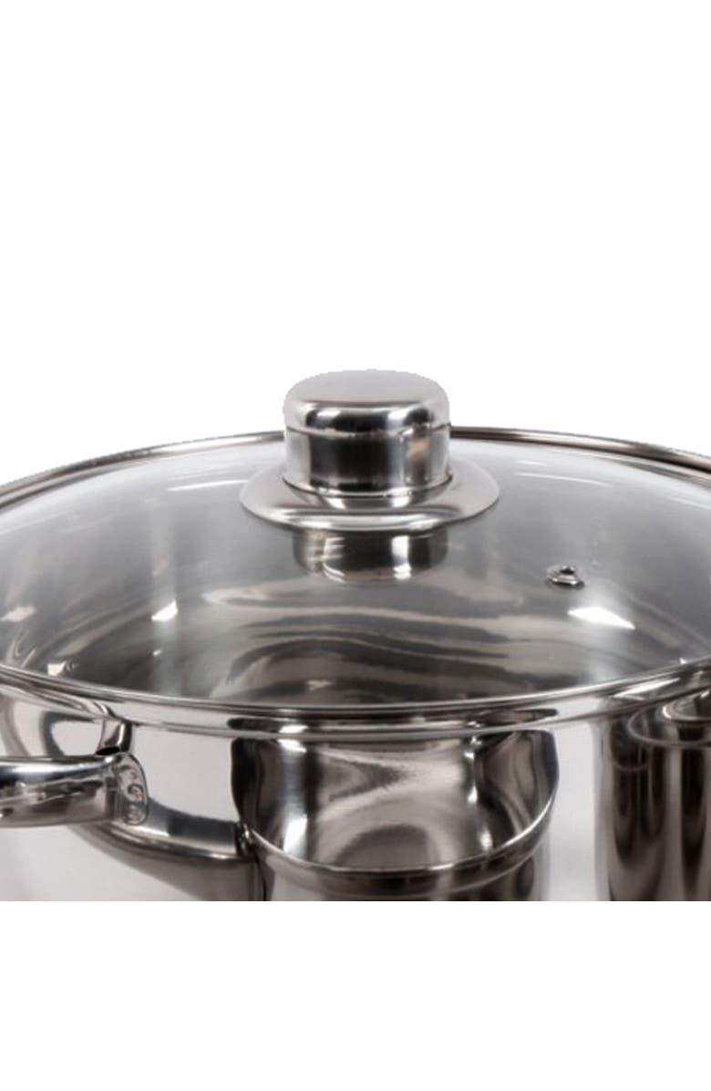 Gibson Home Landon 7-Piece Stainless Steel Cookware Set, Alternate, color, Silver