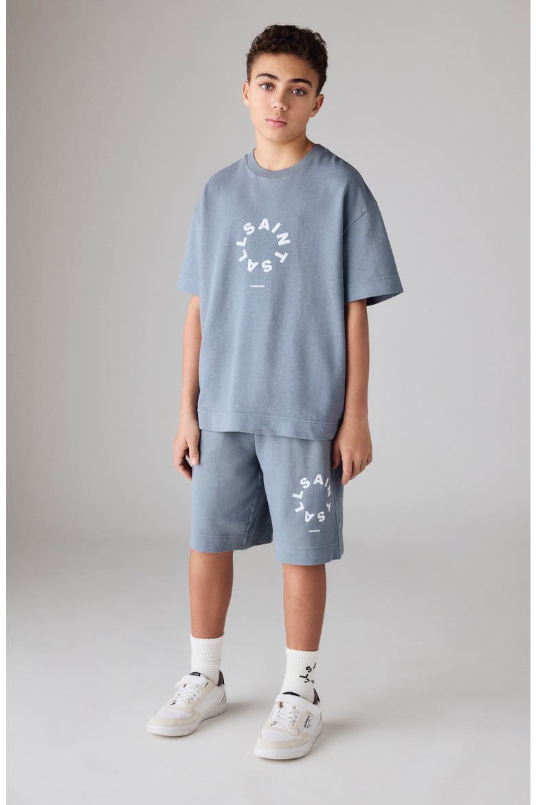 Kids' Tierra T-Shirt & Shorts Set, Alternate, color, BLUE