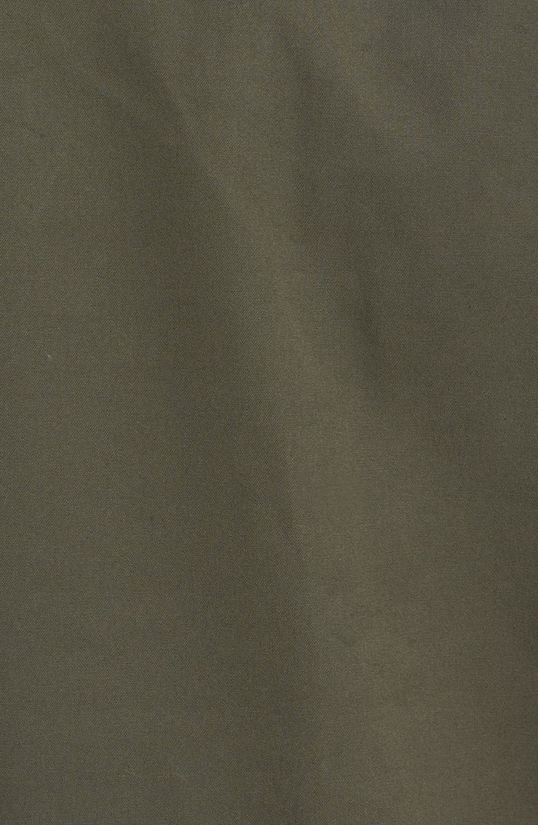 Topman Bonded & Coated Cotton Fishtail Parka, Alternate, color,