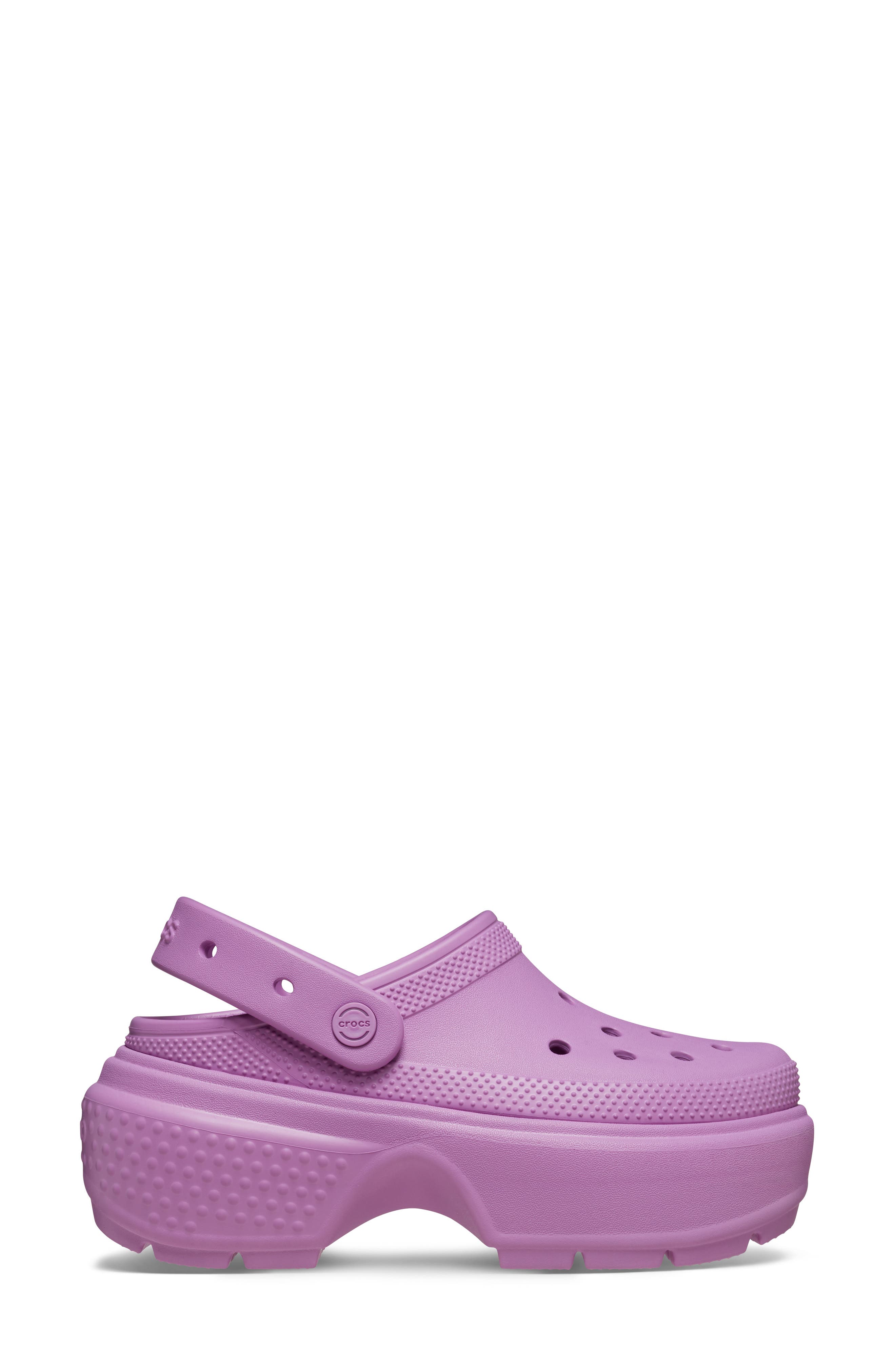 CROCS Stomp Slingback Platform Clog, Main, color, Bubble
