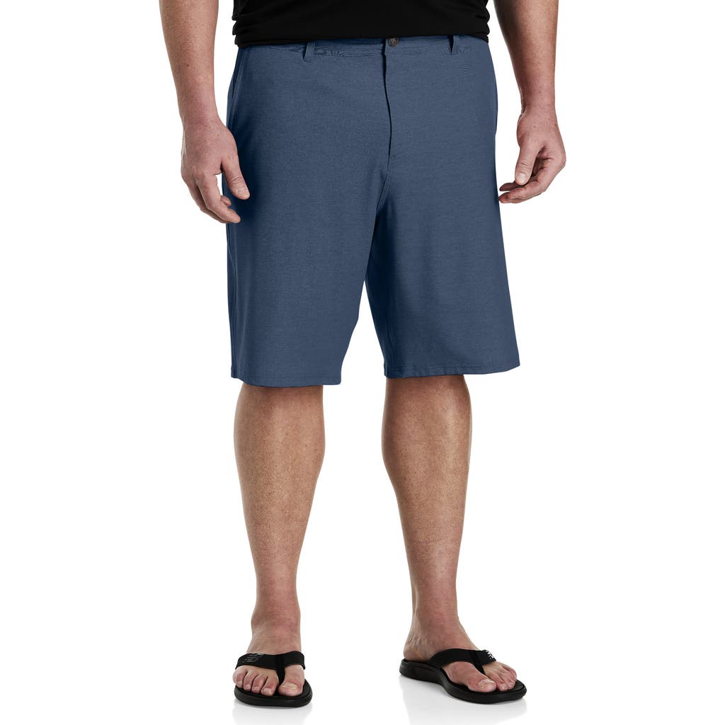 O'neill Big & Tall Reserve Light Check Hybrid Shorts In Navy