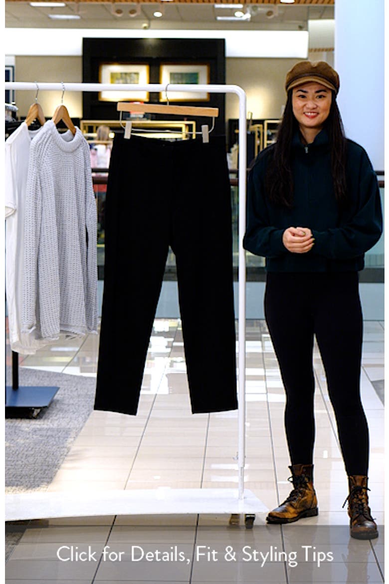 Jersey Tapered Ankle Trousers video