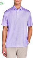 CONSTRUCT Regular Fit Chambray Recycled Performance Golf Polo