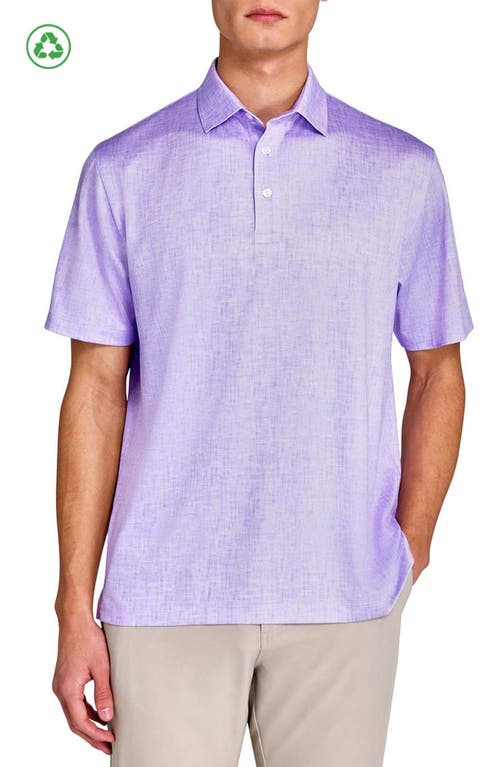 Construct Chambray Polo In Lilac