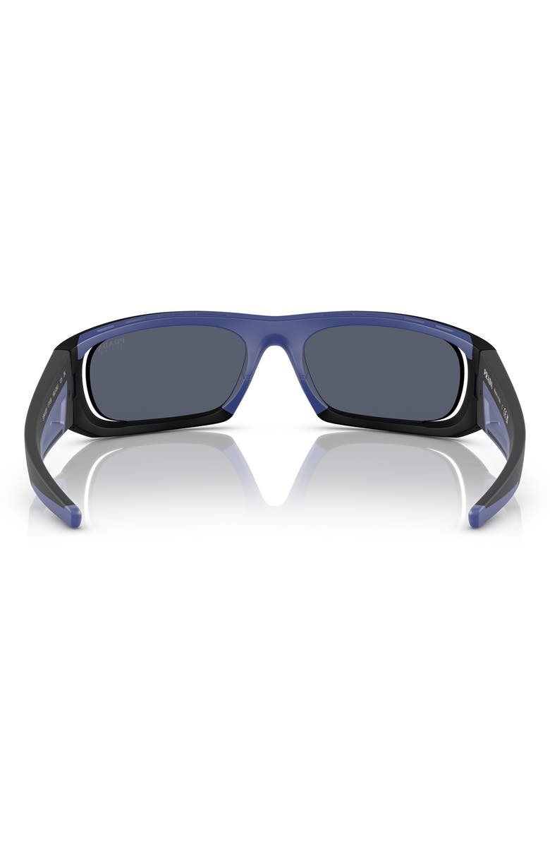 PRADA SPORT 59mm Gradient Irregular Sunglasses, Alternate, color, 