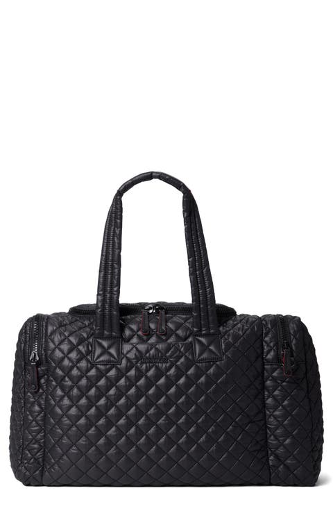 Large Metro Team Quilted Nylon Duffle Bag