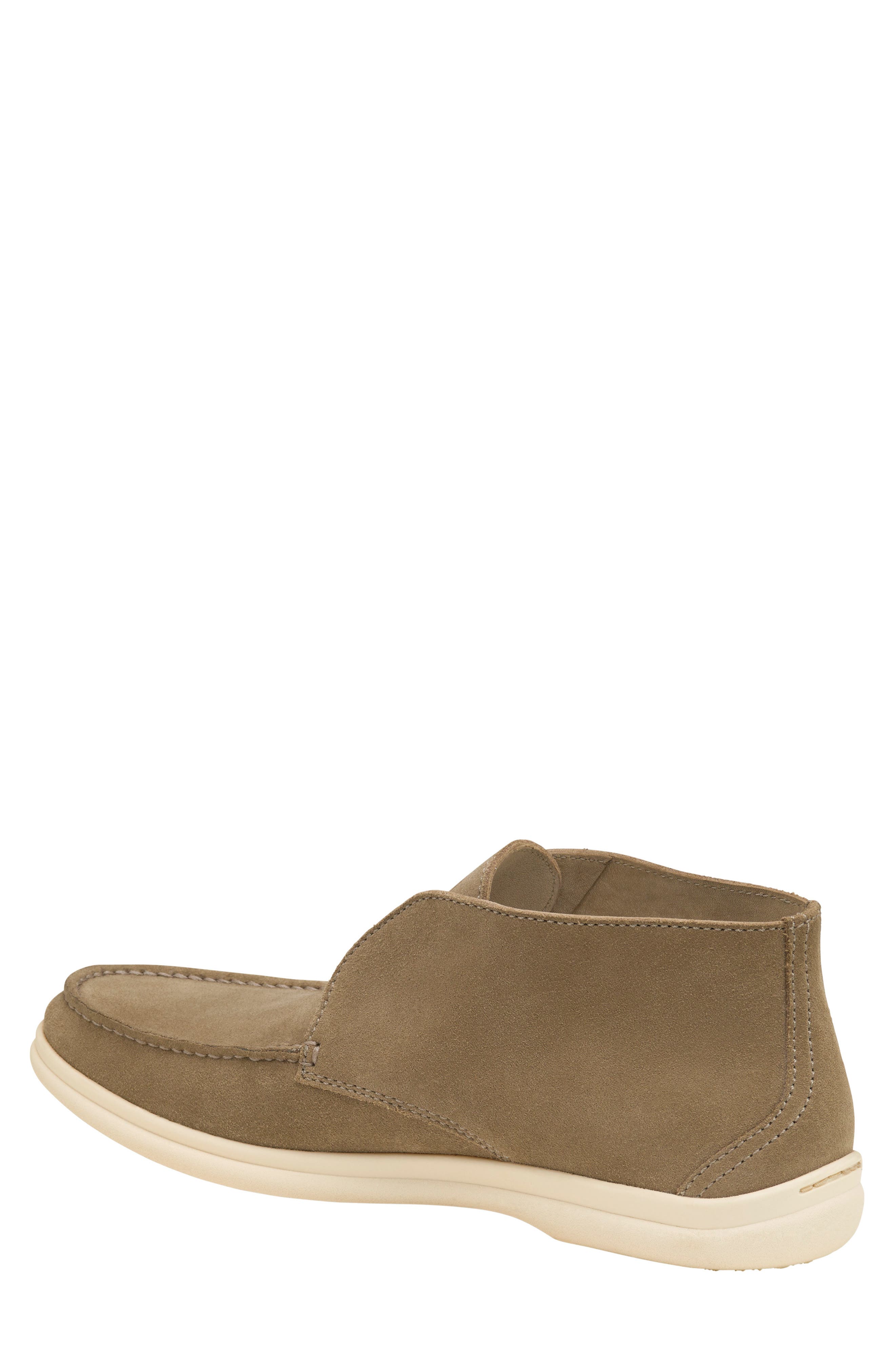 JOHNSTON & MURPHY COLLECTION Marlow Laceless Chukka Boot, Alternate, color, Taupe English Suede