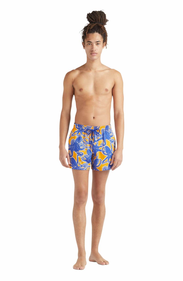 Vilebrequin Men's Poulpes Stretch Short Swim Shorts, Main, color, 