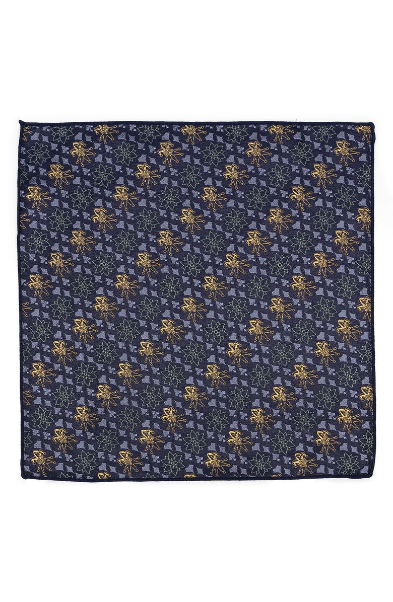 Cufflinks, Inc. Metallic Joker Silk Pocket Square, Alternate, color, 