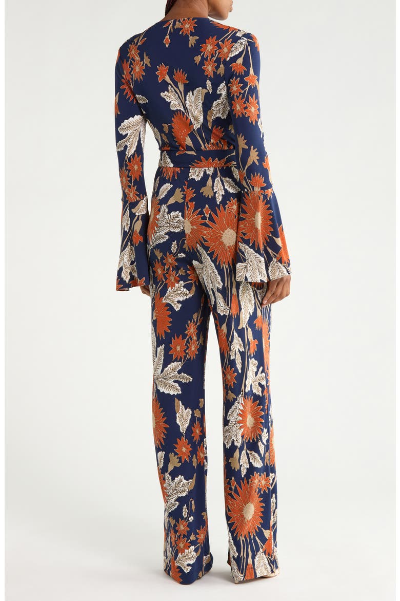Helen Wrap Jumpsuit, Alternate, color, MARLENE BATIK NAVY