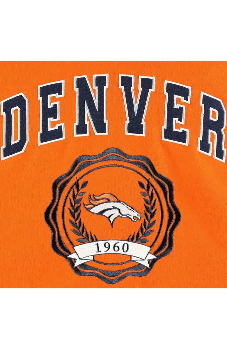 Tommy Hilfiger Women's Tommy Hilfiger Orange Denver Broncos Becca Drop Shoulder Pullover Hoodie, Alternate, color, Orange