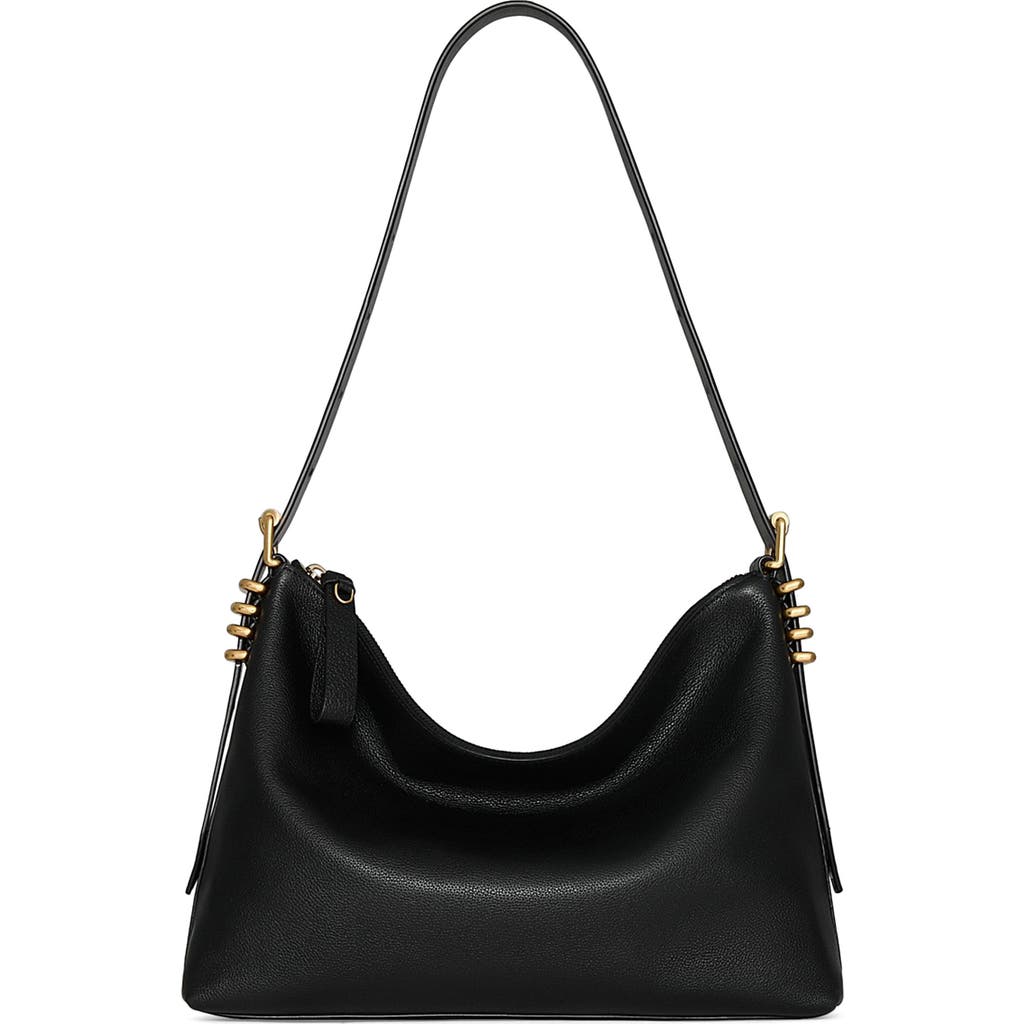Rebecca Minkoff Buckle Up Shoulder Bag In Black