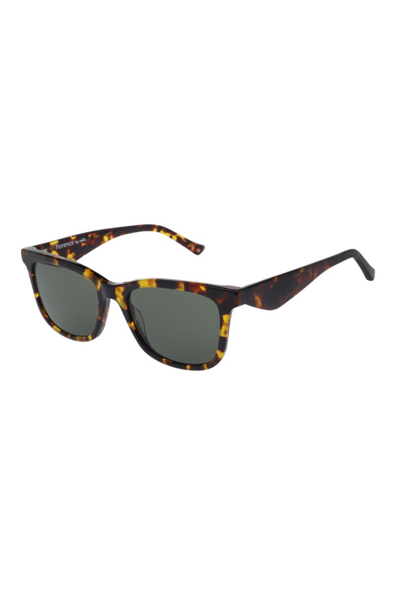 51mm Square Sunglasses, Alternate, color, TORTOISE
