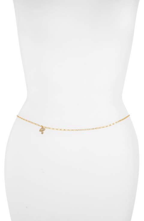 Mushroom Charm Belly Chain