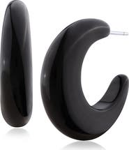 JARDIN Resin Hoop Earrings