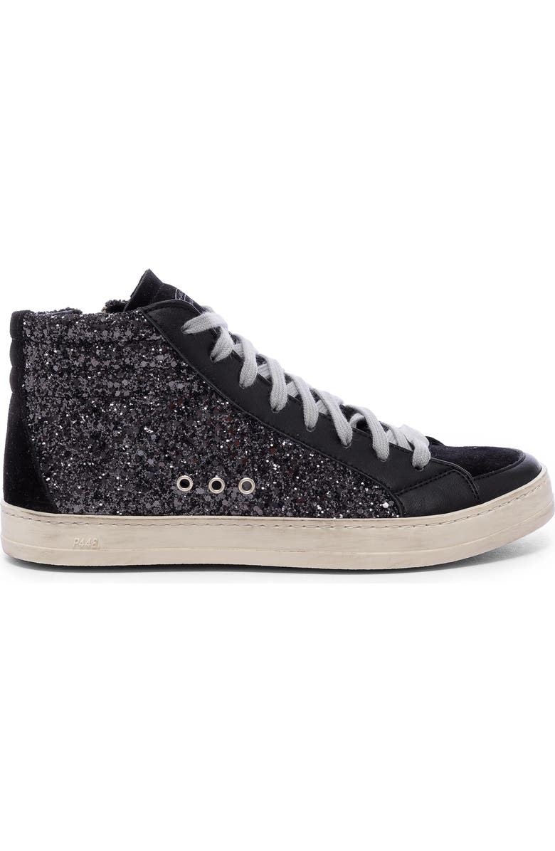 P448 Skate High Top Sneaker, Alternate, color, Black/ Gun