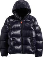 Save The Duck Kids' Artie Water Resistant Quilted Puffer Jacket