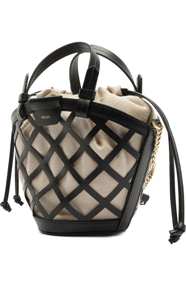 Arezzo Small Petra Leather Bucket Bag, Alternate, color,