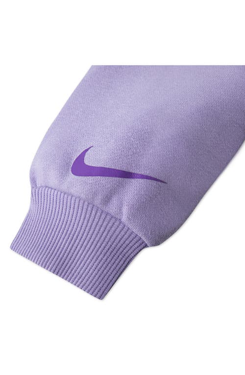 Nike Kids' New Impressions Crewneck Top & Flared Leggings Set In Gray