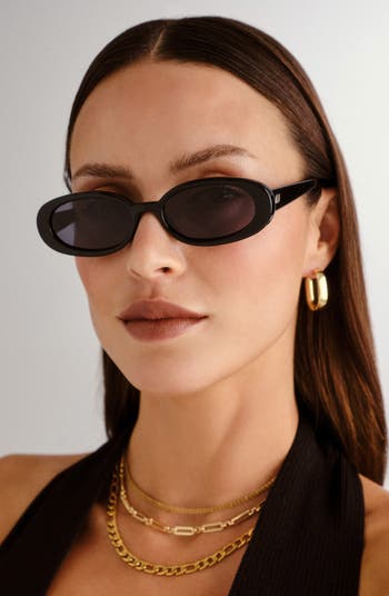 Le Specs Outta Love 51mm Oval Sunglasses | Nordstrom