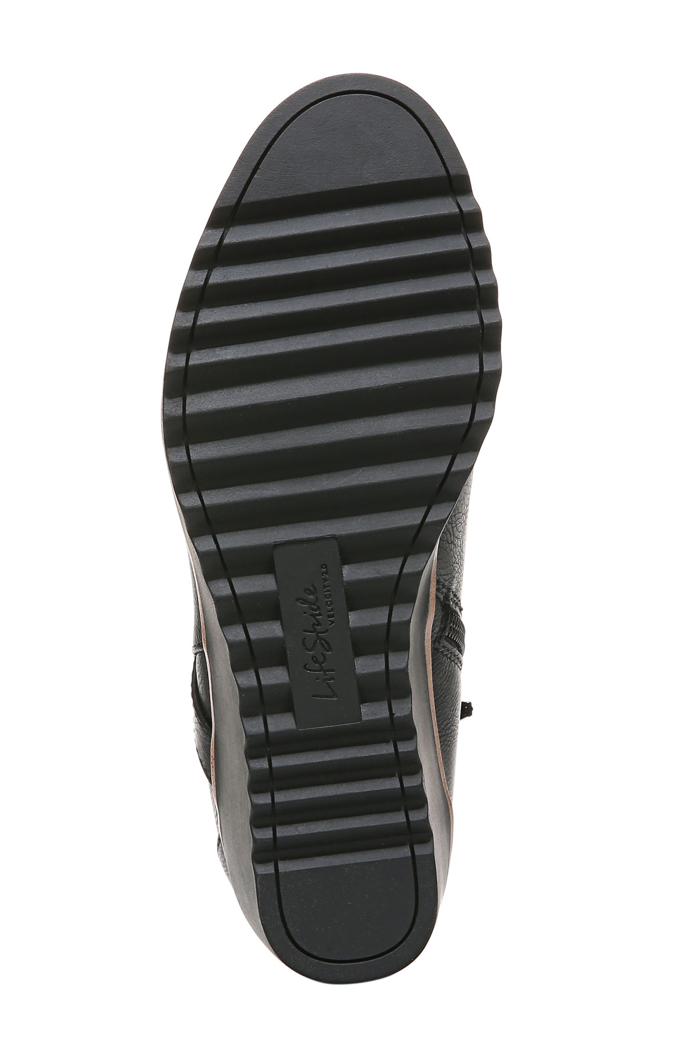 LifeStride Zinfandel Wedge Bootie, Alternate, color, Black