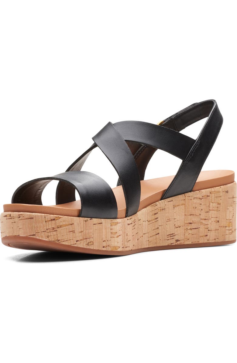 Clarks<sup>®</sup> Kimmei Wedge Sandal, Alternate, color,