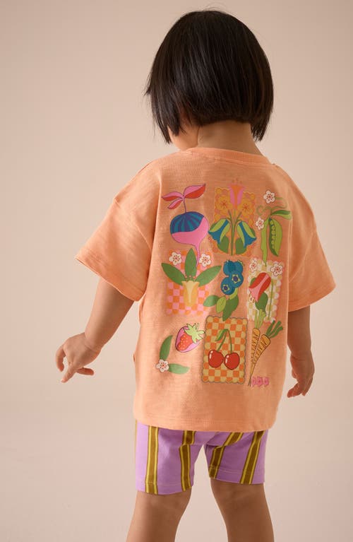 Next Kids' Graphic T-shirt & Shorts Set In Orange