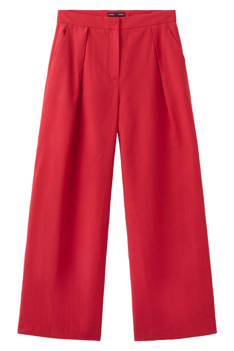 Straight Leg Pants, Alternate, color, RED