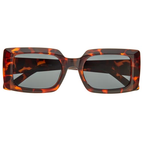 Shop Bertha Miranda Polarized Sunglasses In Tortoise/black
