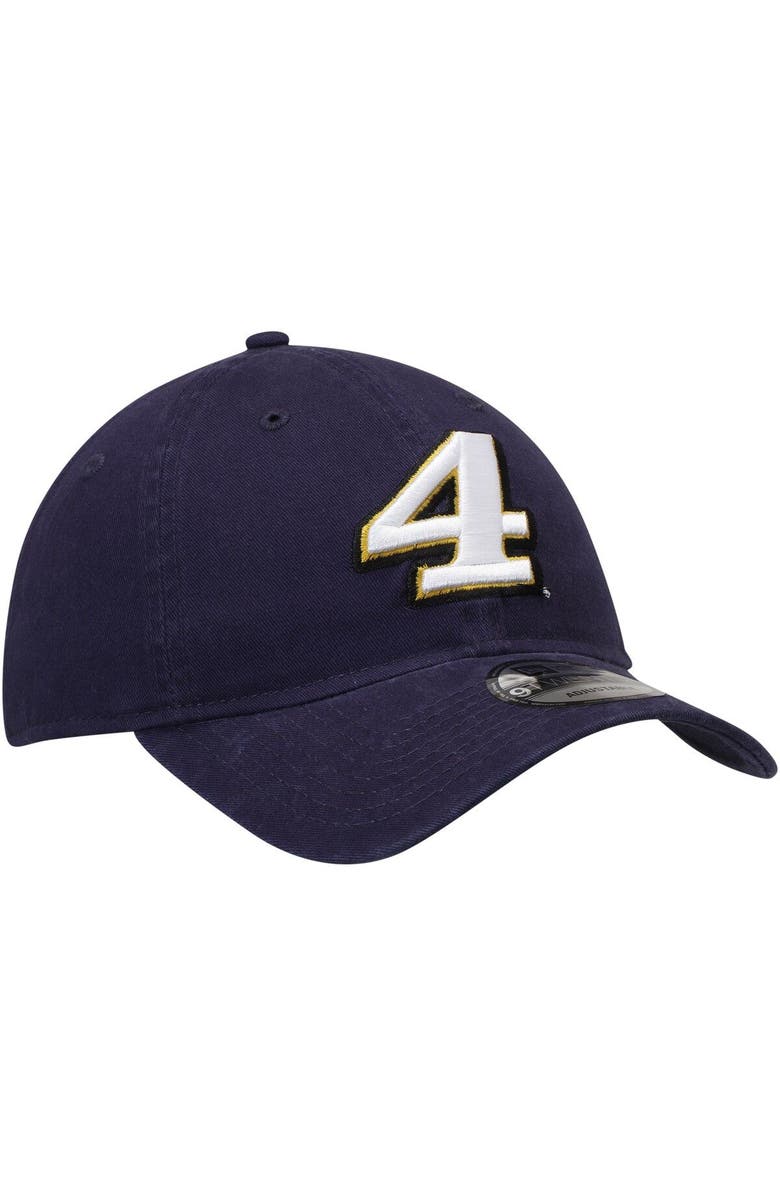 New Era Men's New Era Navy Kevin Harvick Enzyme Washed 9TWENTY Adjustable Hat, Alternate, color,