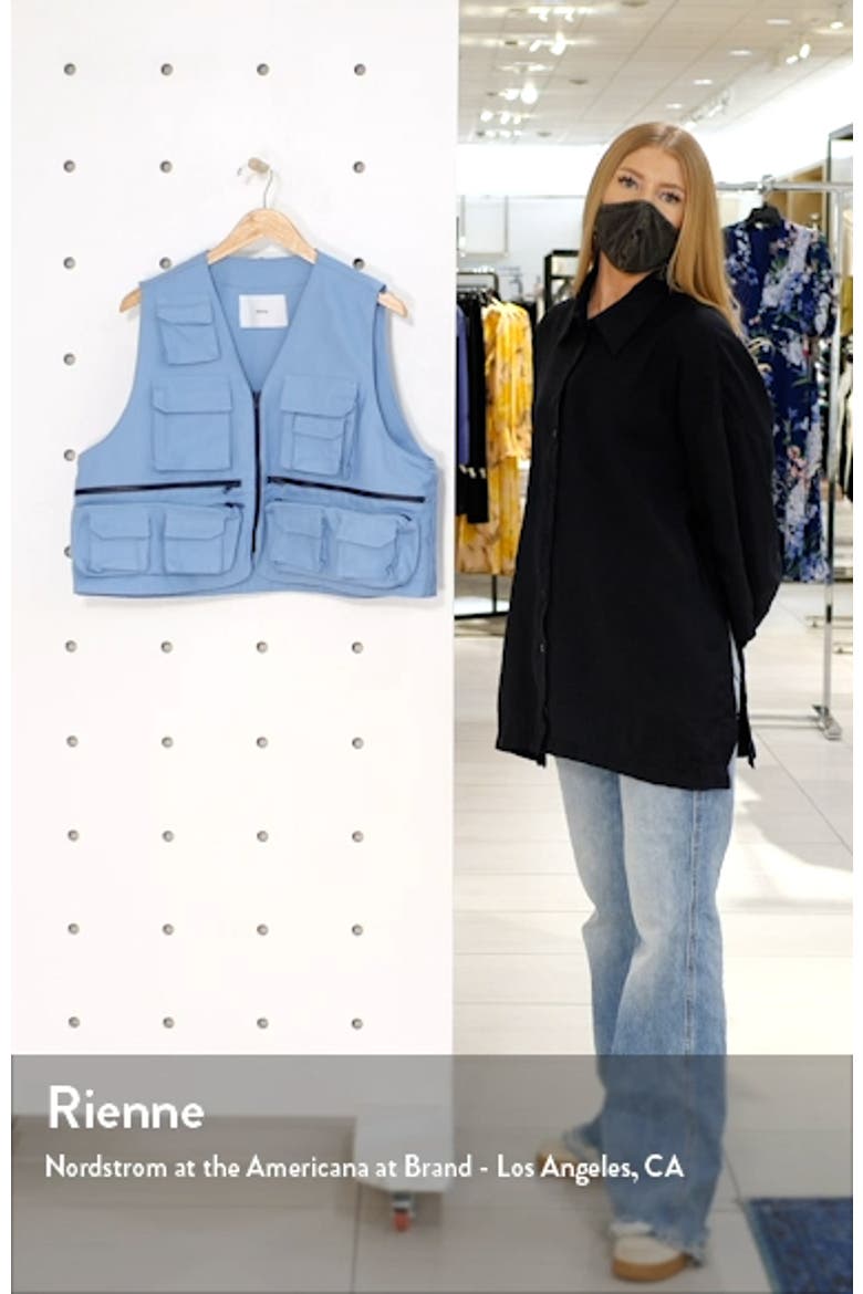 Oversize Canvas Utility Vest video