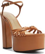 Schutz Tara Platform Ankle Strap Sandal