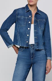 L'AGENCE Janelle Slim Fit Raw Jacket