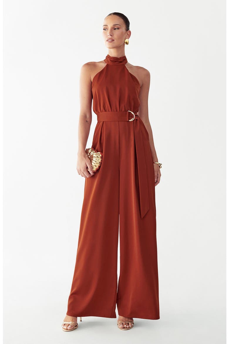 Crest Jumpsuit, Alternate, color, Copper