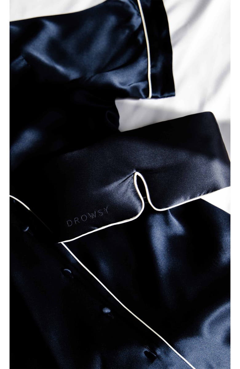 Drowsy Sleep Co. Pipe Dreams Sleep Masks, Alternate, color, Midnight Blue