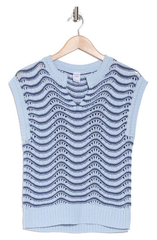 Melrose And Market Split Neck Sleeveless Sweater