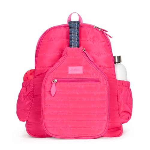 Ame & Lulu Pickleball Time Backpack In Pink