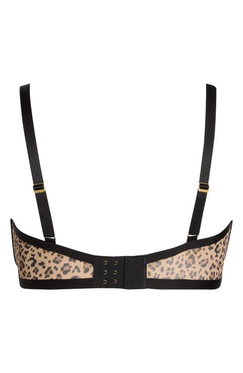 Cuup The Plunge Underwire Mesh Bra In Multi