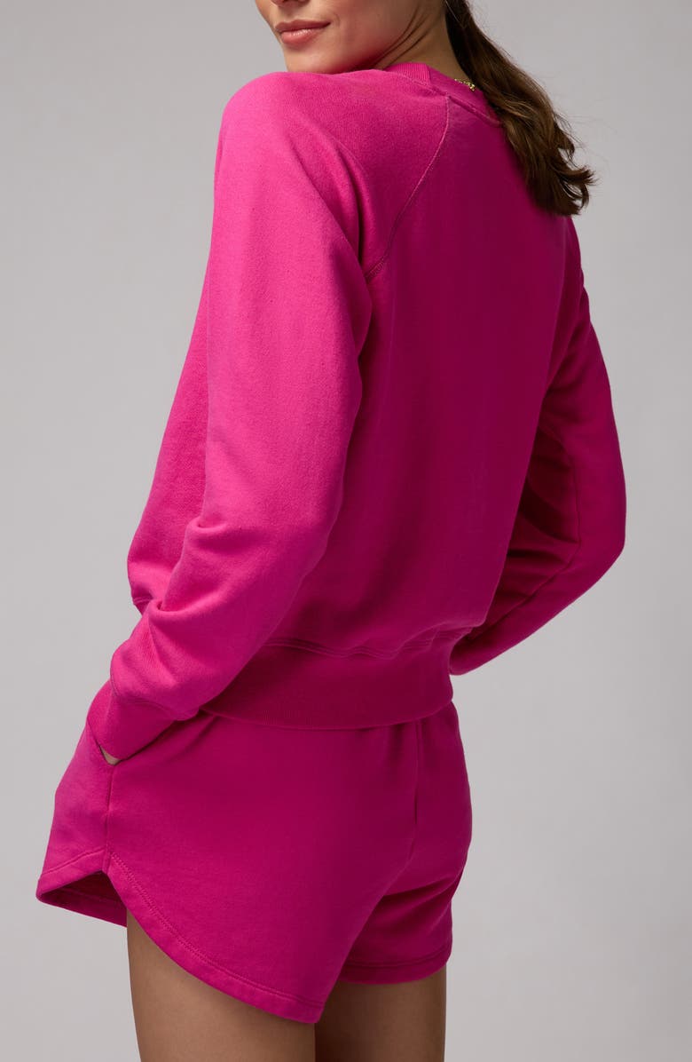 Spiritual Gangster SG Smiley Forever Recycled Cotton Sweatshirt, Alternate, color, 