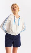 WISPR Geo Sleeve Cropped Hoodie