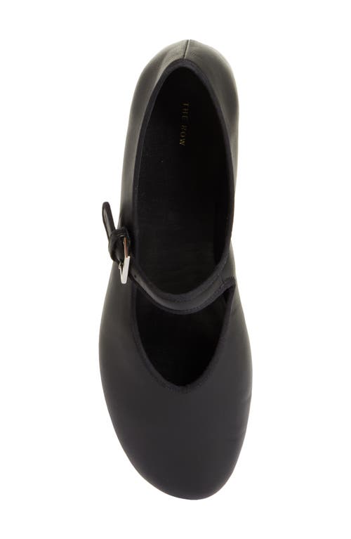 The Row Boheme Leather Mary Jane Flats
