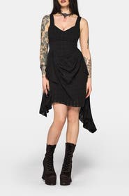 Disturbia Vivienne Checked Ruched Mini Dress
