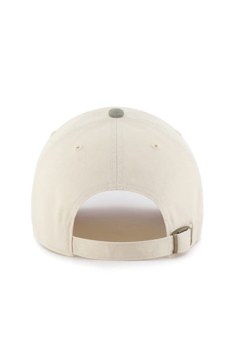 '47 Men's '47  Natural/Olive San Francisco Giants Two-Tone Fashion Clean Up Adjustable Hat, Alternate, color, Natural