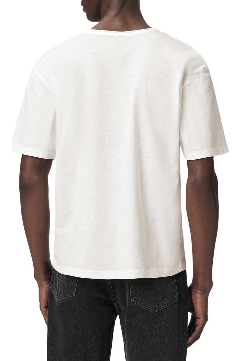 AllSaints Nazare Graphic T-Shirt, Alternate, color, Ashen White