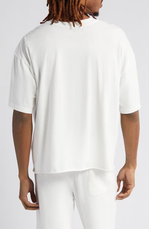 Elwood Core Oversize Cotton Jersey T-shirt In White